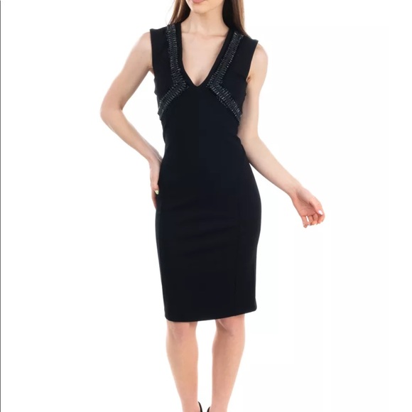 .amen. Pencil dress, black - Picture 1 of 9